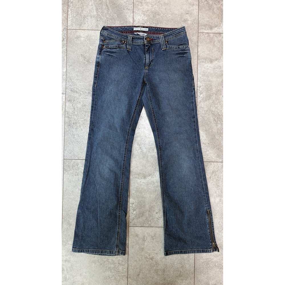 Y2K Tommy Hilfiger Low Rise Bootcut Jeans Women's Size 6 Preppy Americana